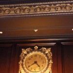 Clock in the lobby